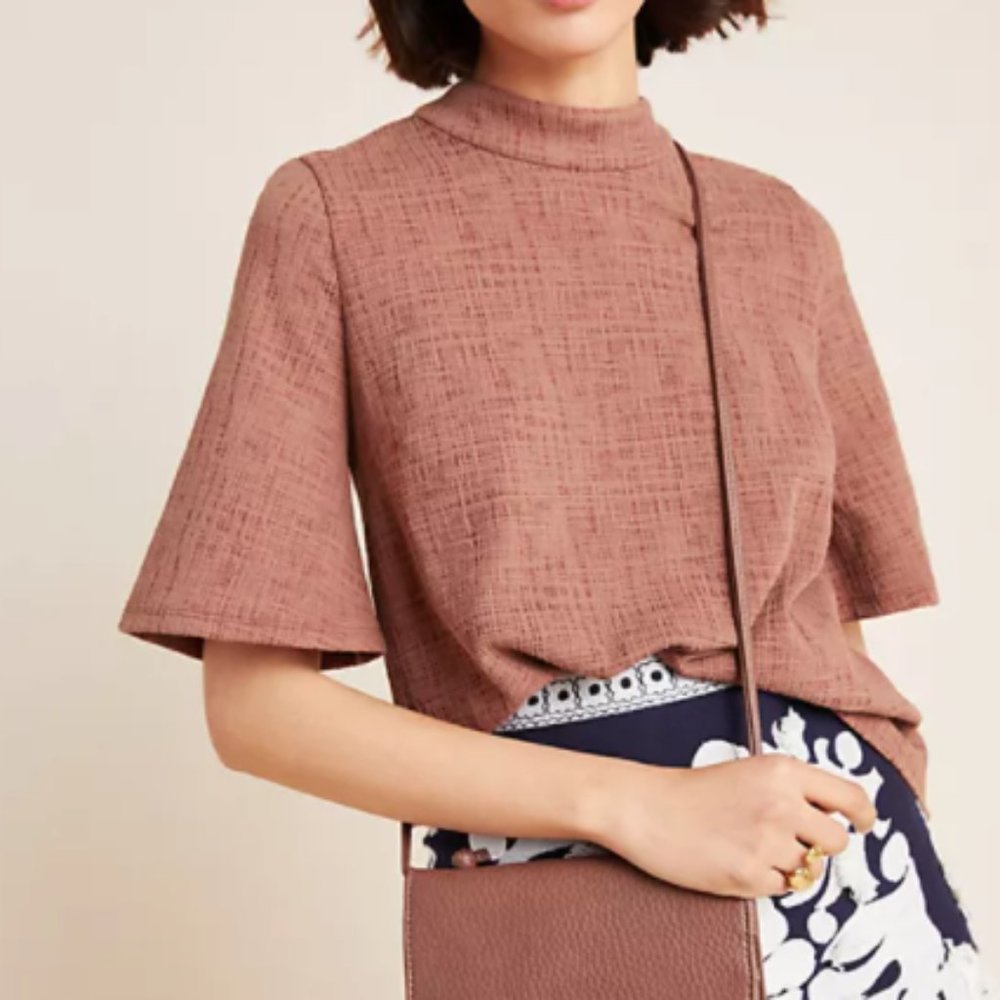 Anthropologie Tie-Back Top